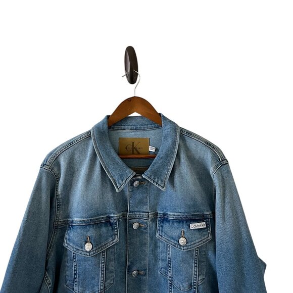 Calvin Klein NEW Classic Trucker Jacket Size 2X - Picture 4 of 14